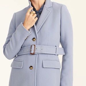 J. Crew Belted lady day topcoat 8